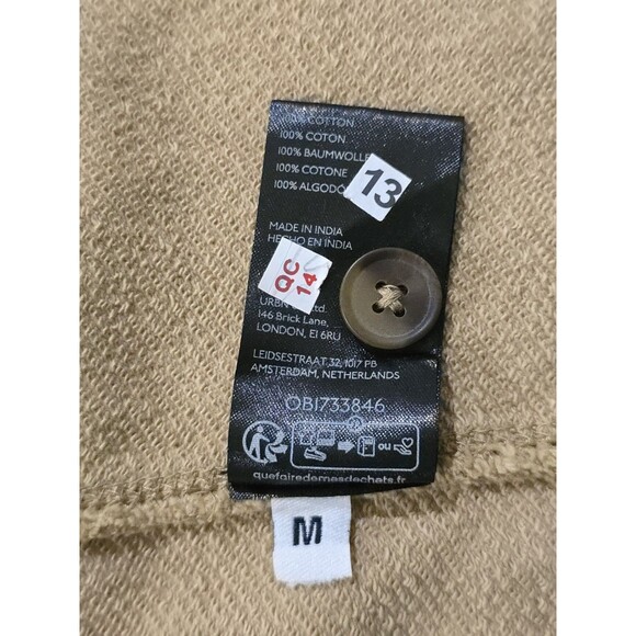 PILCRO Side Tie Button Front Poncho Women S / M Lagenlook Oversized Hooded Vest - Picture 11 of 13